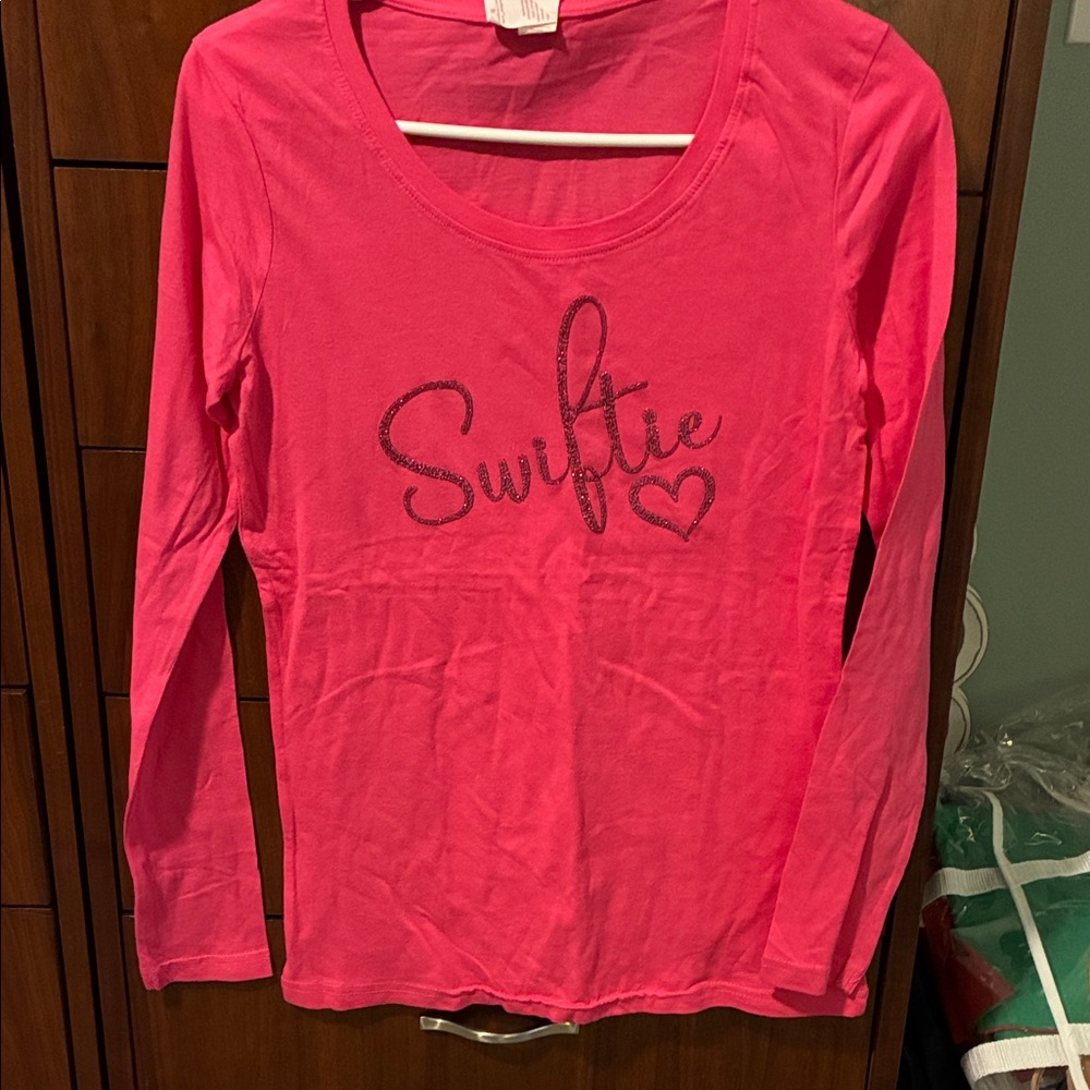 Anvil Pink Long Sleeve Tee